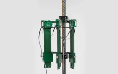 Rebar Coupler / Rebar Splice Extensometer Provides Repeatable Elongation Measurement