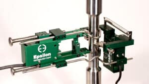 extensometers for measuring Poisson's ratio - Epsilon model 3542 and model 3575