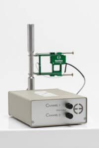 two_channel_analog_extensometer_signal_conditioner-Model_SGA-2_with_extensometer