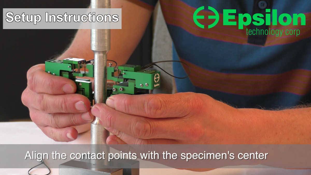 axial torsional extensometer setup instructions