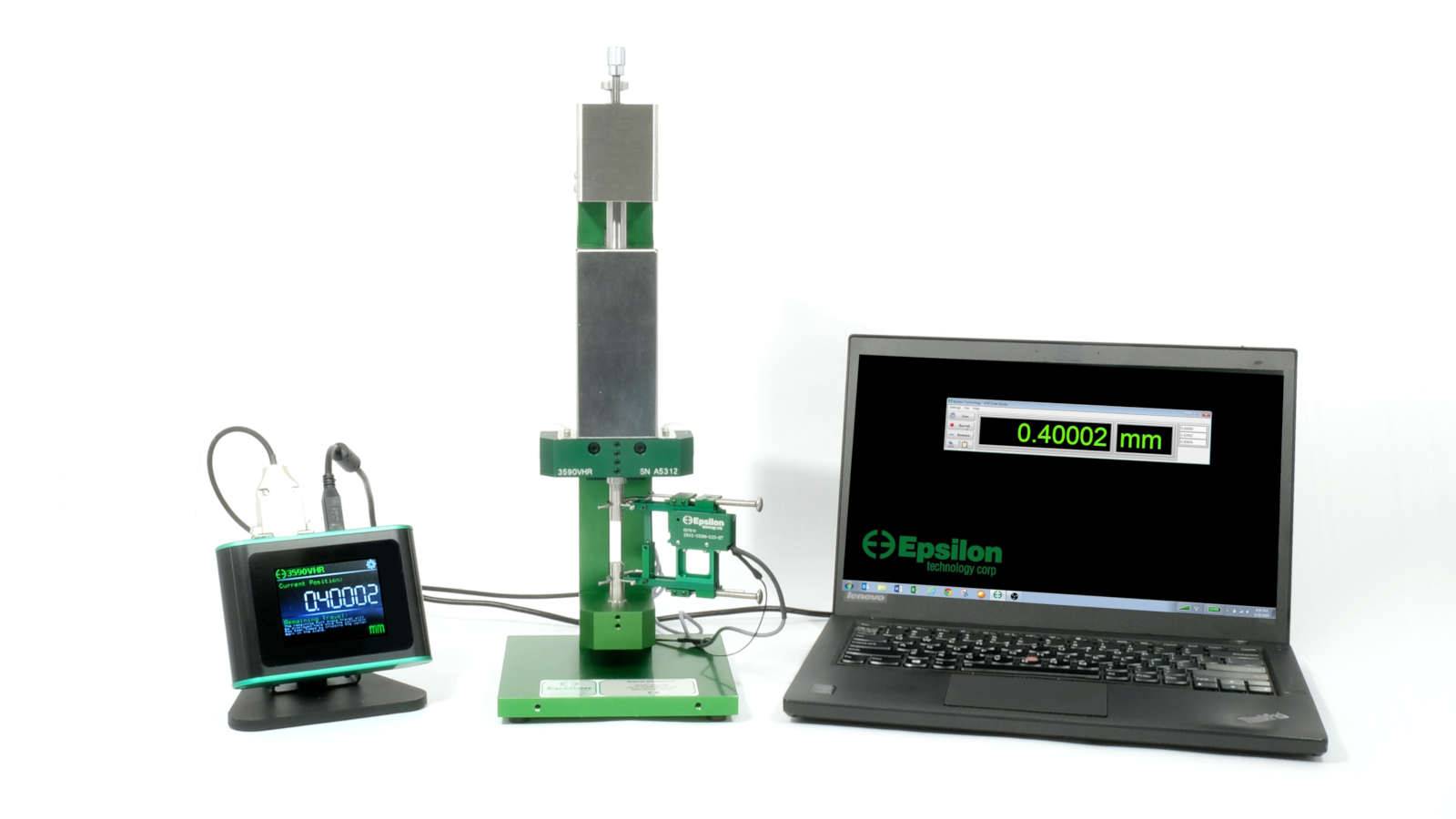 mechanical extensometer calibrator with digital readout