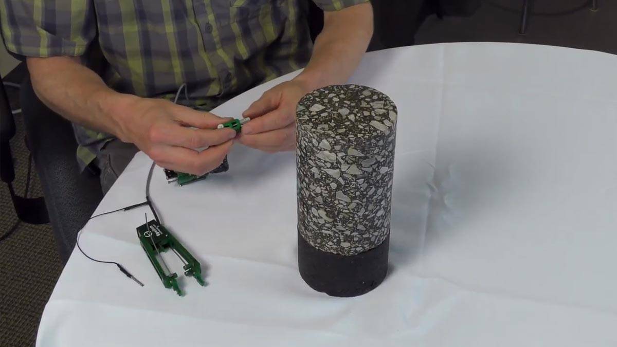 video of Model 3544 - rock and concrete [setup]