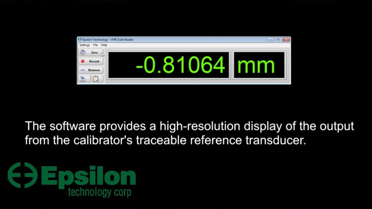 video of Model 3590VHR - calibrator software